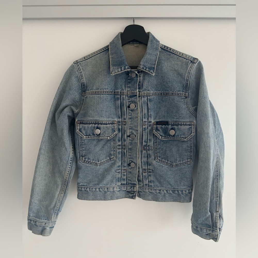 Vintage Classic Fitted Denim Jacket by Guess Jeans